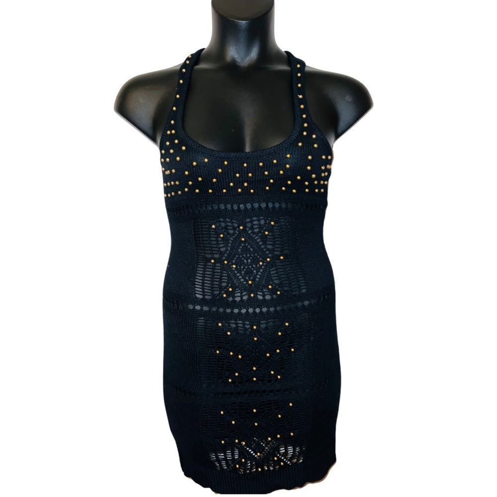 2B Bebe knit studded mini dress